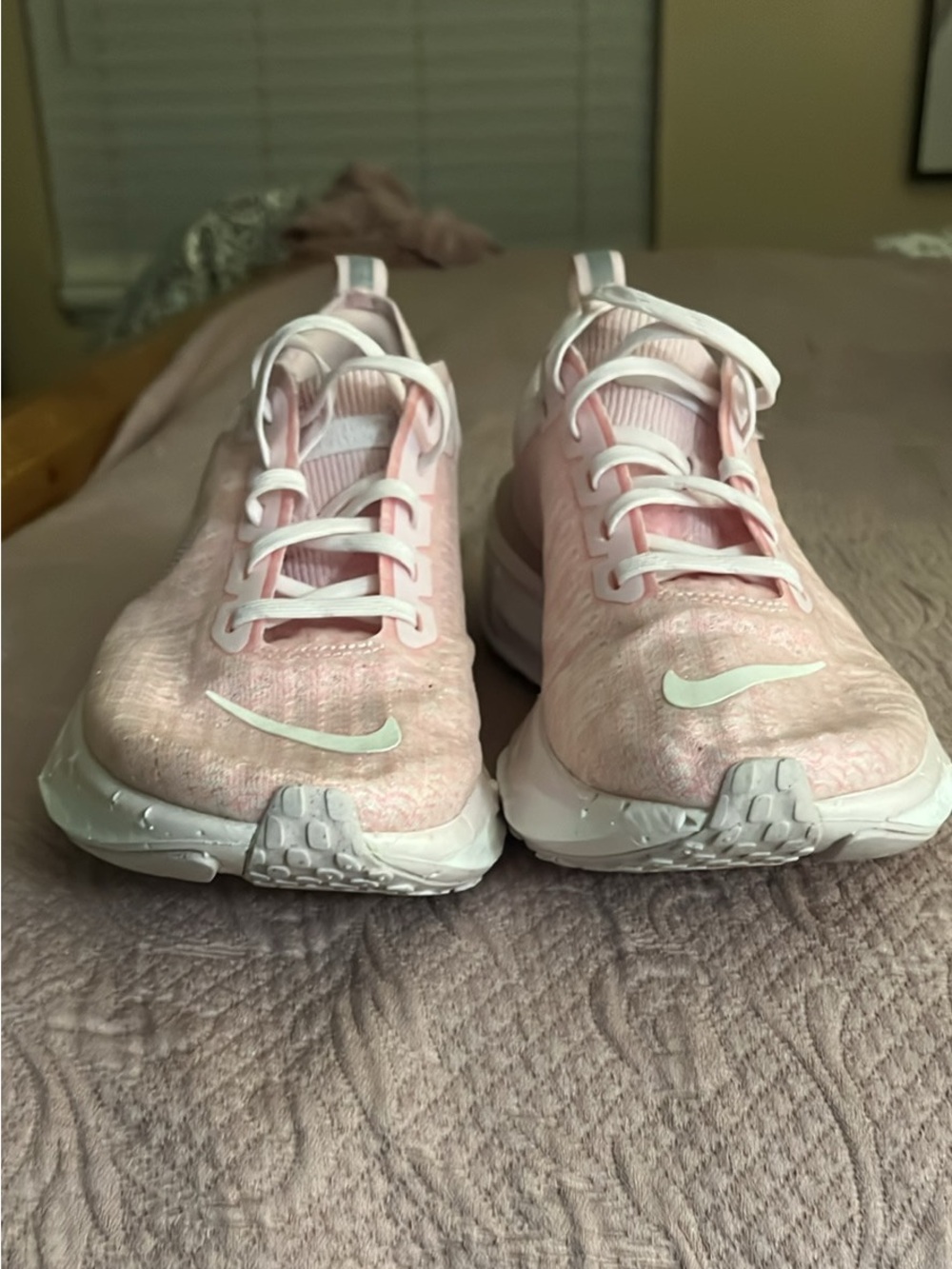 Nike Light Pink Women's Sneakers with White Logo